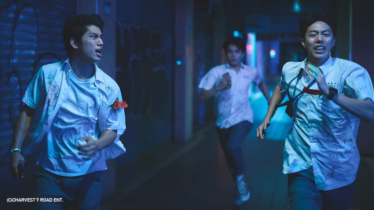 A scene from “Bad Education” (Harvest 9 Road Entertainment)