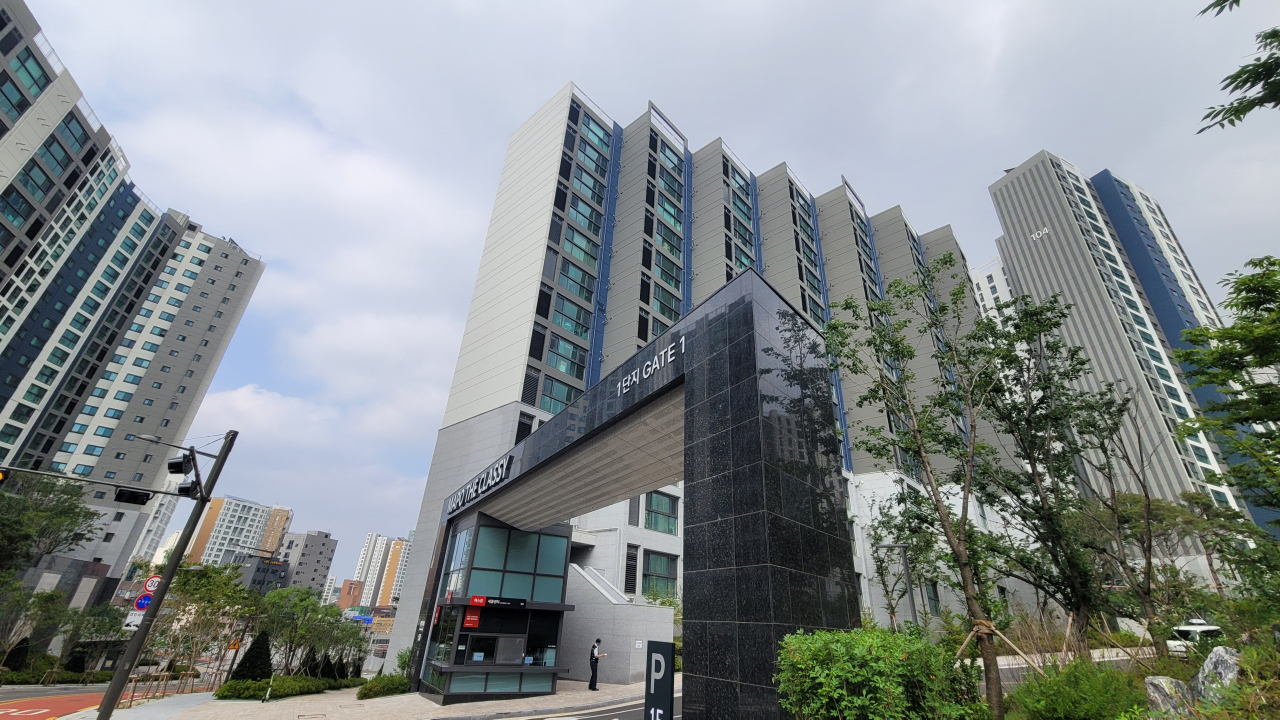 지난해 말 입주한 서울 마포구 마포더클래시. [이준태 기자]