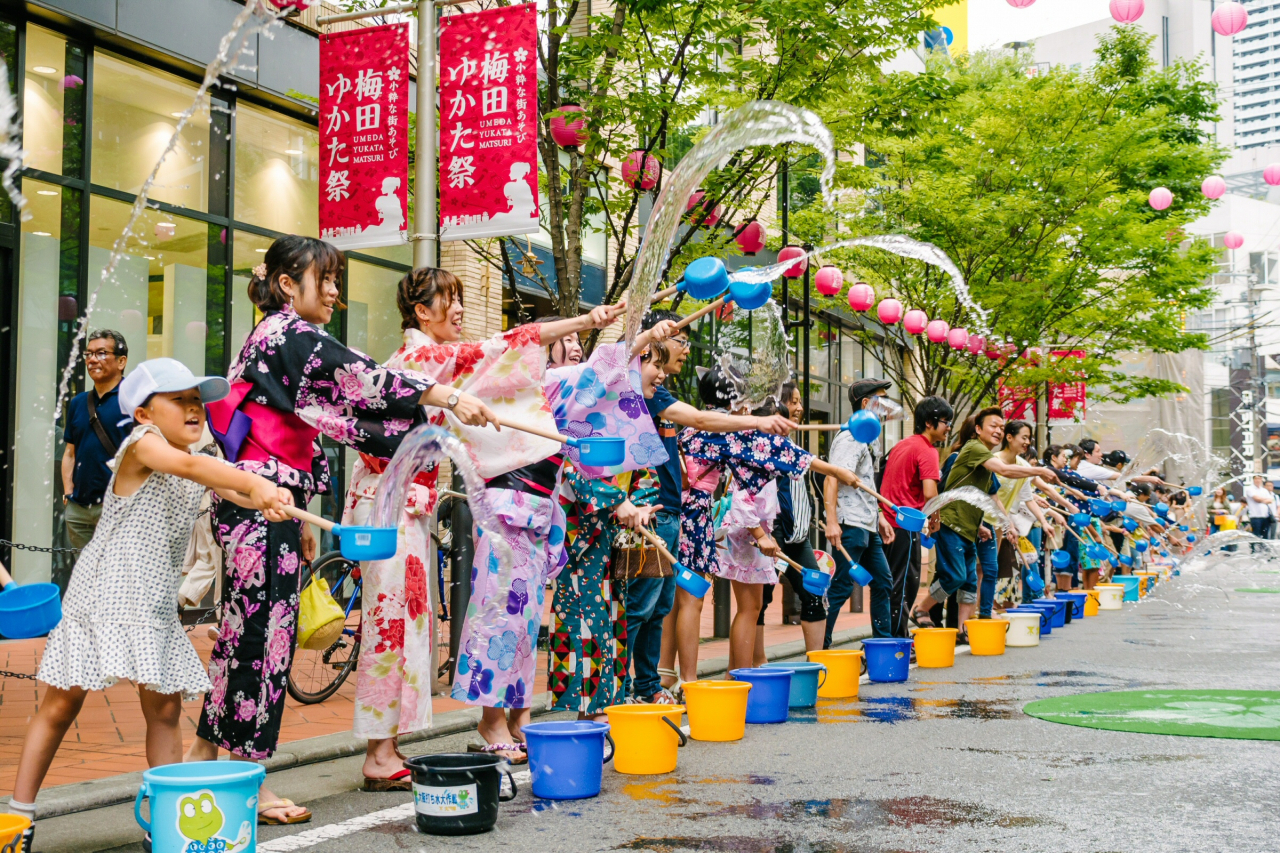 우메다 유카타 축제 우치미즈 대작전