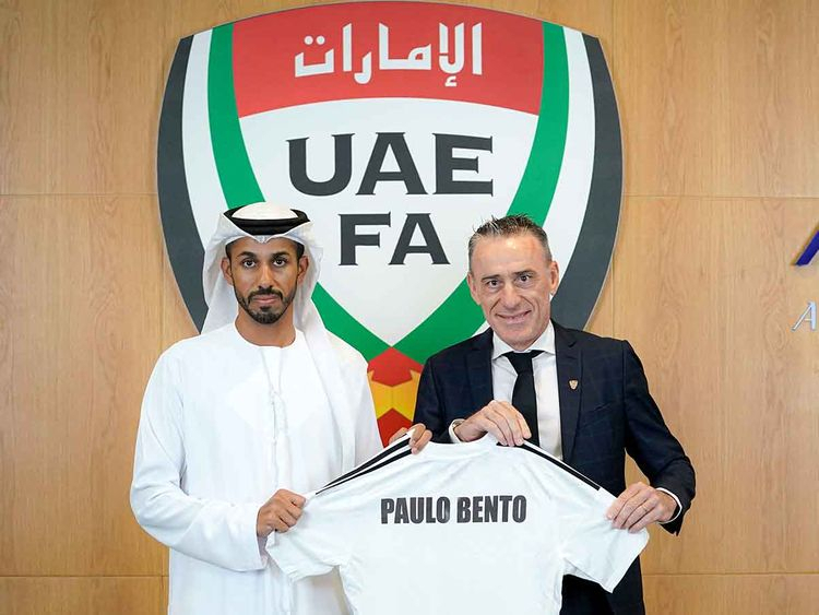 파울루 벤투 감독이 UAE 대표팀 사령탑에 부임했다.[걸프뉴스 캡처]