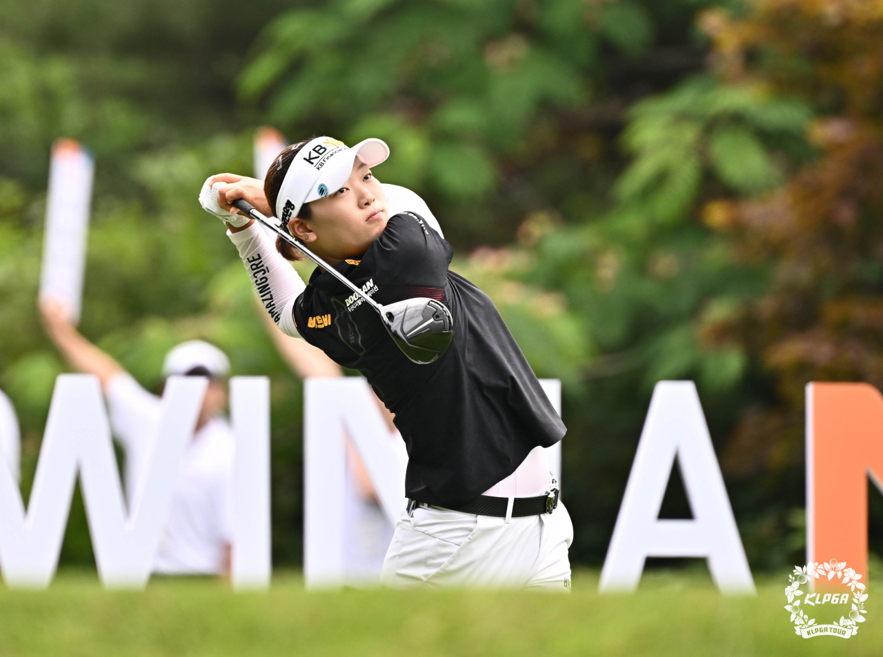 가공할 장타력으로 투어를 뒤흔들고 있는 방신실.[KLPGA 제공]