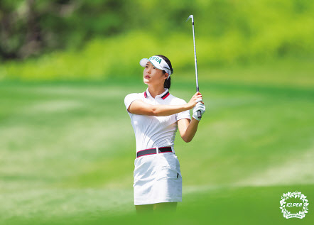 톱10에 6차례 오르며 안정된 경기력으로 신인상을 노리고 있는 김민별. [KLPGA 제공]