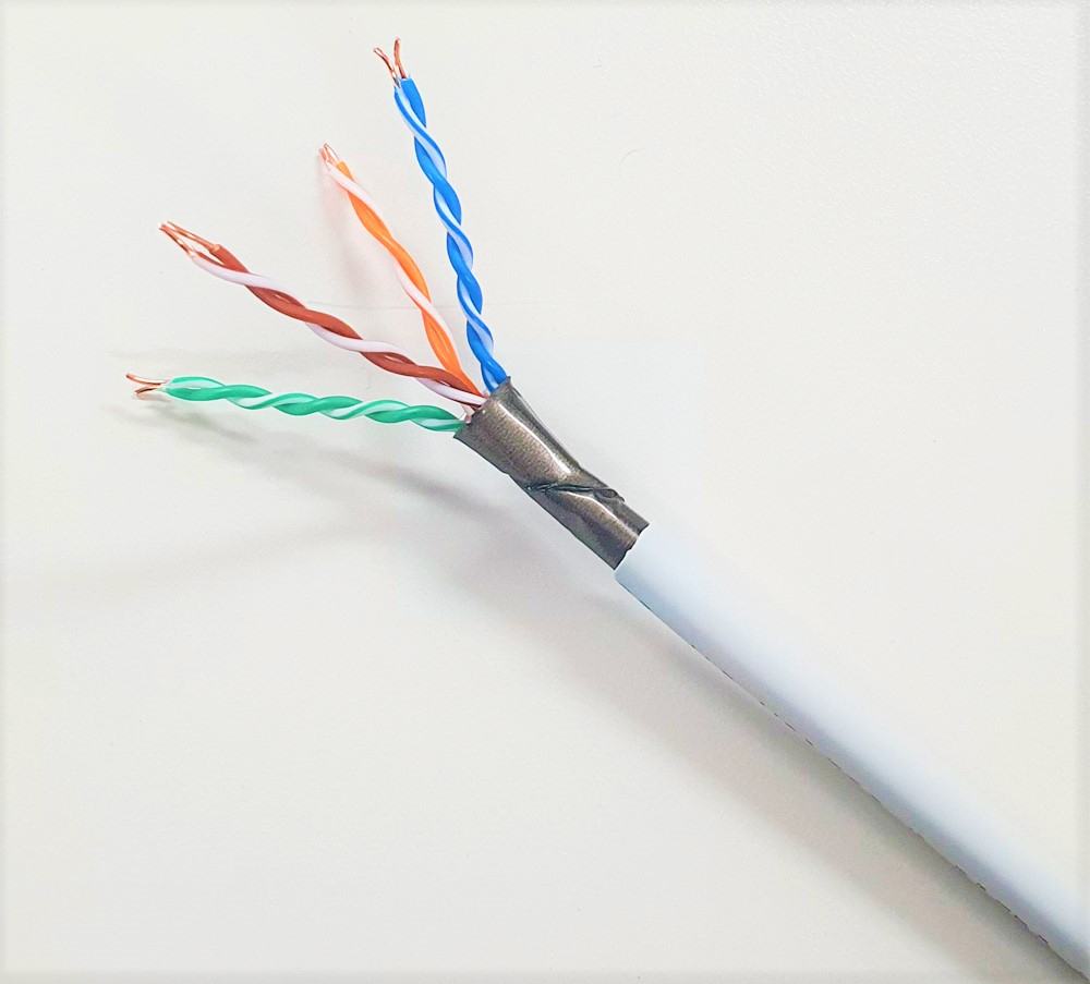 LS Cable & System's latest ultra-slim Cat6a LAN cable (LS C&S)