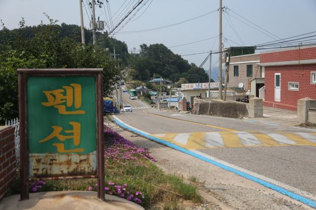 영덕 천지원자력발전소 건설 예정지였던 영덕읍 석리 전경 [연합]