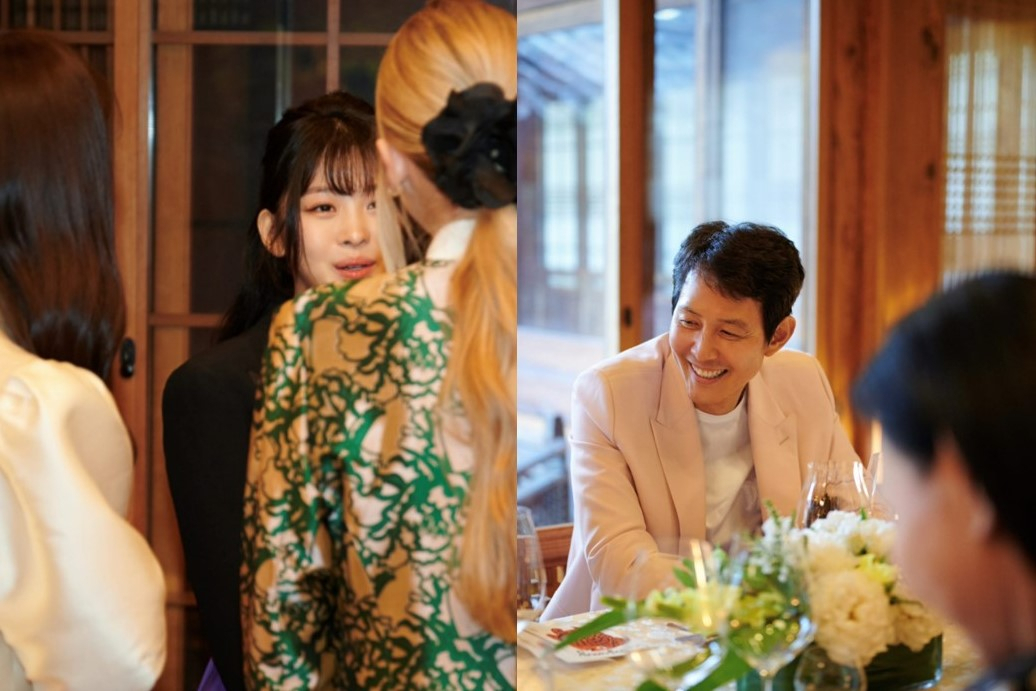 '데스트리(DESTEREE) 창업자인 제럴드 구이엇이 인스타그램에 올린 방한 사진. 뉴진스 하니와 배우 이정재. [인스타그램]
