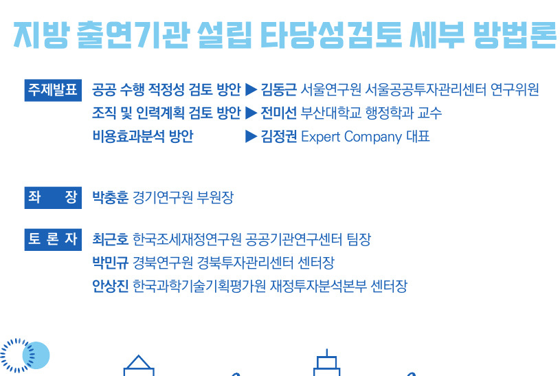 서울연구원은 14일 오전 10시 본원 대회의실에서 ‘지방 출연기관 타당성 검토 세부 방법론’을 주제로 정책포럼을 연다고 밝혔다. [서울시 제공]