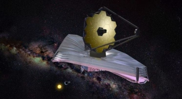 제임스웹 우주망원경(JWST) 상상도 [과기정통부 제공]