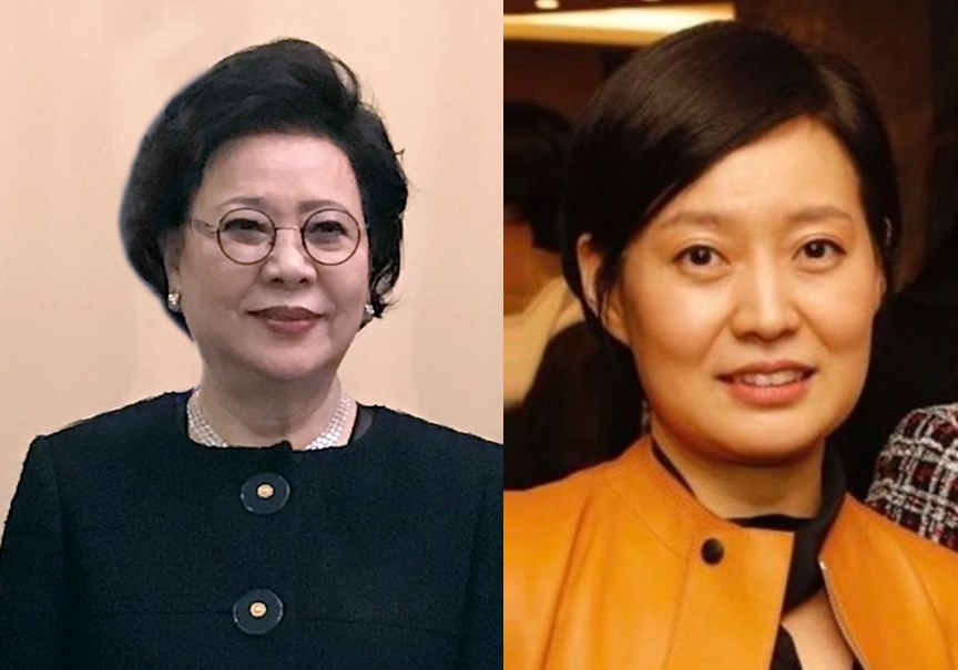 송영숙 한미사이언스 회장(왼쪽)과 임주현 사이언스 전략기획실장(사장). [헤럴드DB]