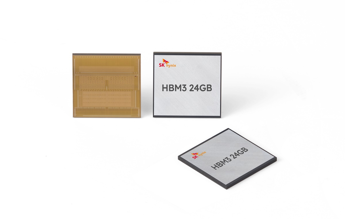 SK hynix‘s latest HBM 3 chip (SK hynix)