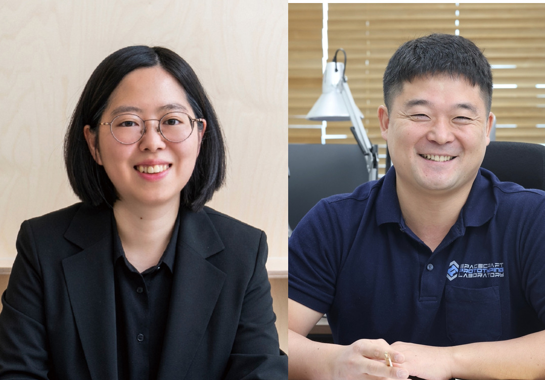 백민경 서울대 생명과학부 교수(좌), 윤효상 한국과학기술원(KAIST) 항공우주공학부 교수(우)