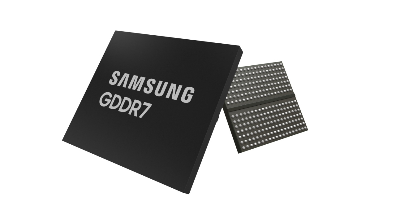 삼성전자가 업계 최초로 개발한 ‘GDDR7 D램’ [삼성전자 제공]