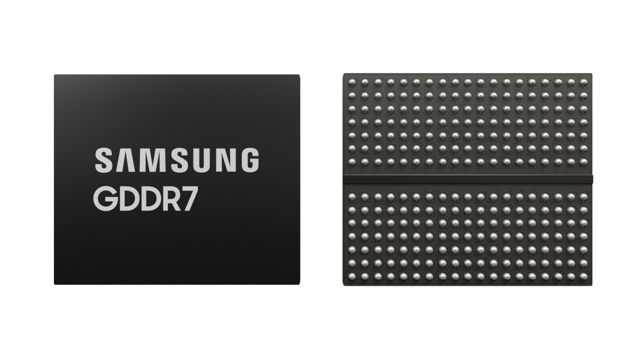 삼성전자가 업계 최초로 개발한 ‘GDDR7 D램’ [삼성전자 제공]