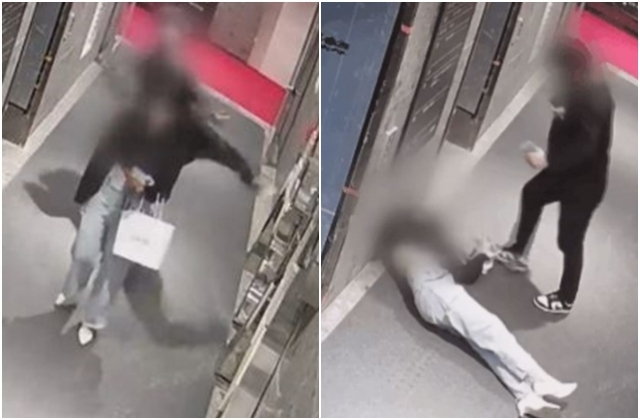 국민권익위원회는 19일 설문조사 결과 발표에서 ‘부산 돌려차기 사건’과 관련해 사회적 공분이 고조된 가운데 국민 10명 중 9명 이상이 ‘강력범죄자의 신상공개 확대가 필요하다’고 답변했다고 밝혔다. ‘부산 돌려차기 사건’ 당시 CCTV영상. [JTBC 화면 캡처]