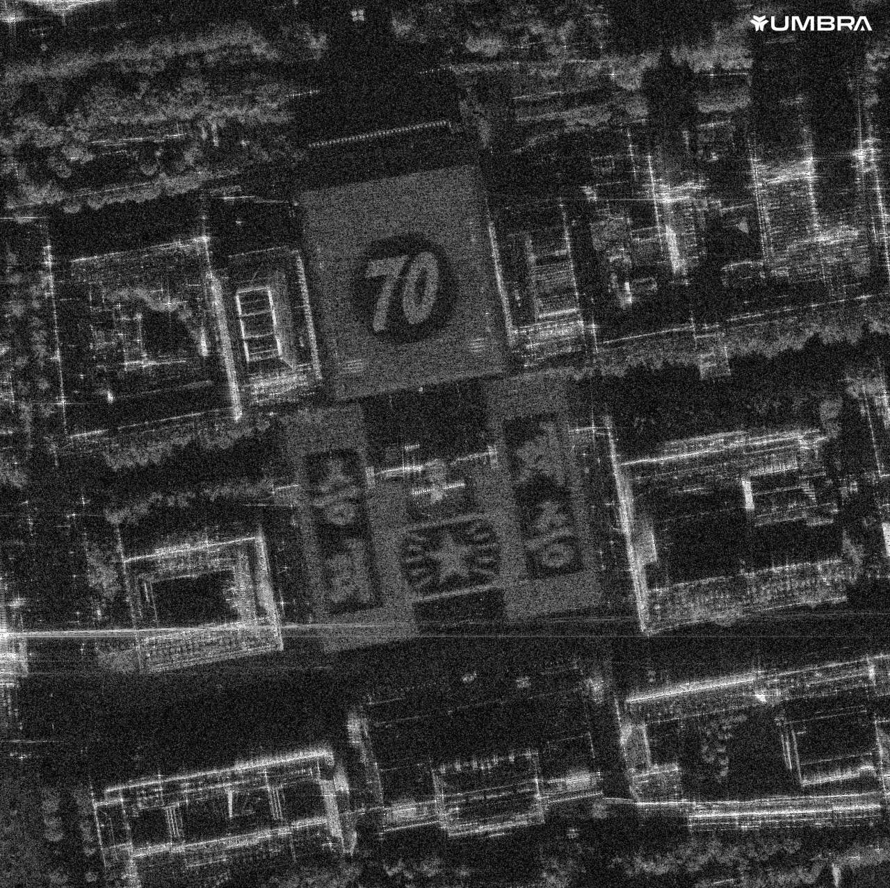 ‘엄브라 스페이스’(Umbra Space)가 18일 공개한 위성사진. [트위터 갈무리]