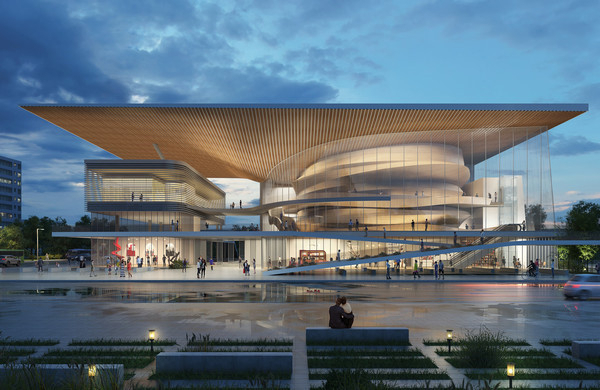 연수문화예술회관 조감도