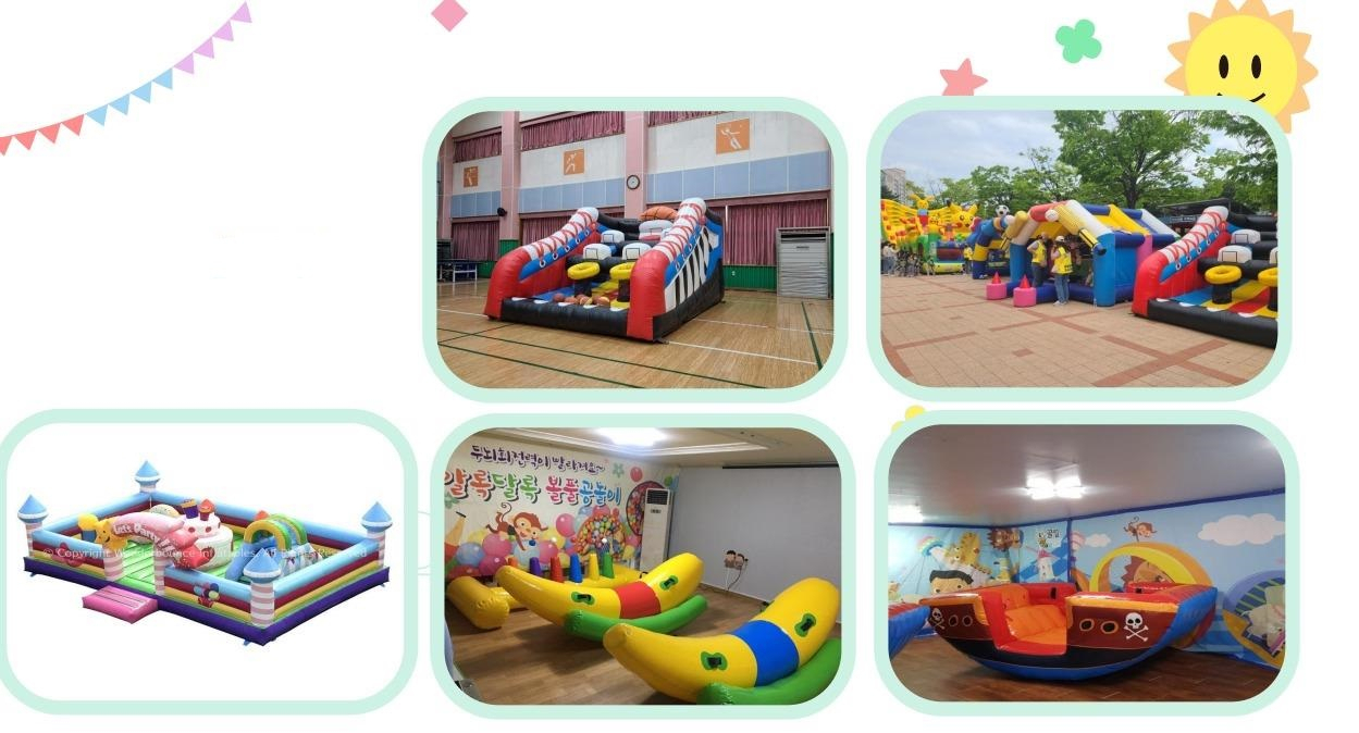 서울 중구는 여름방학을 맞아 어린이들을 위한 특별한 놀이터인 ‘에어바운스 놀이밥’을 운영한다고 20일 밝혔다. [중구 제공]