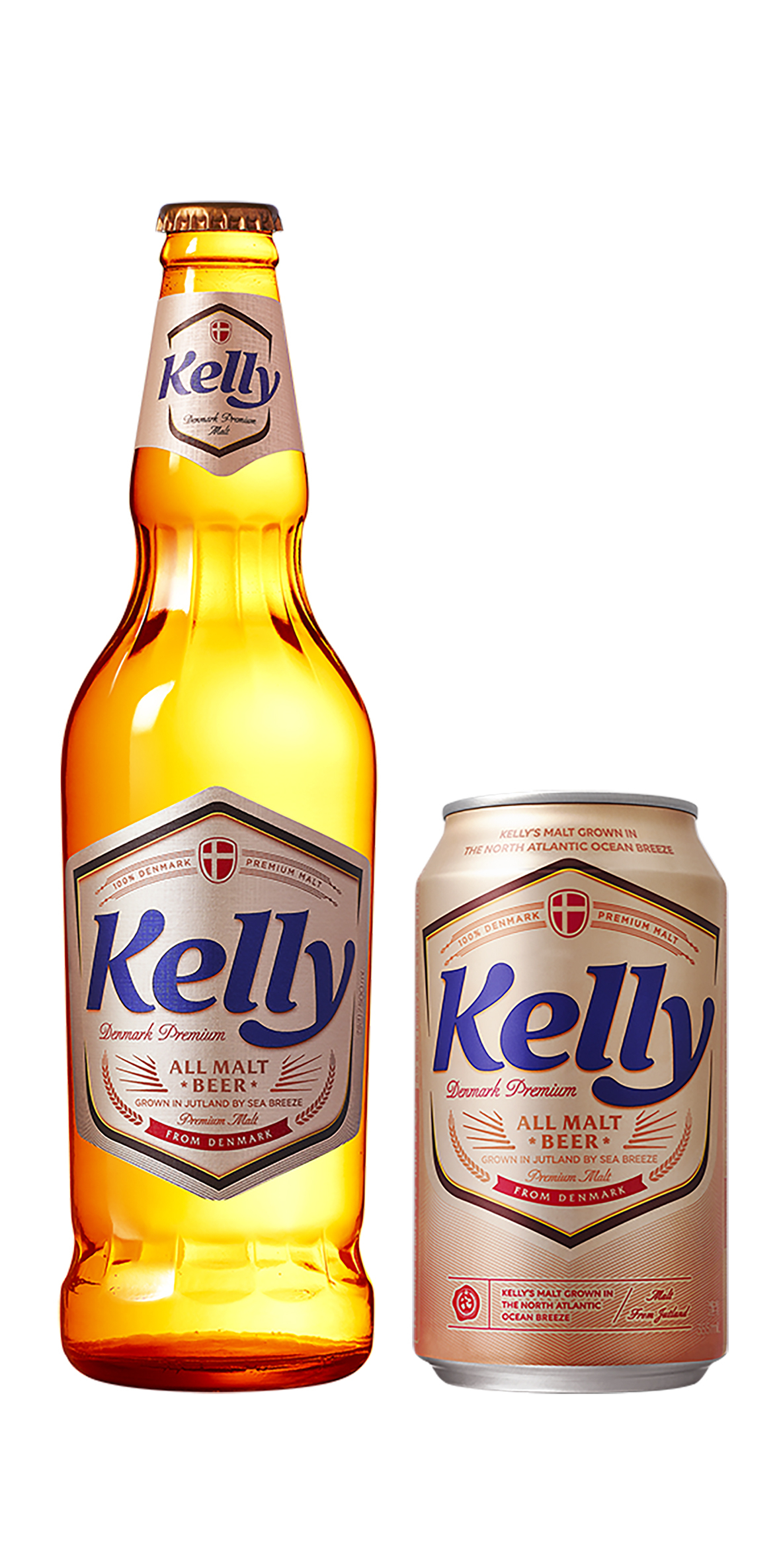 하이트진로가 4월 출시한 ‘라거의 반전-켈리(Kelly)’가 누적 판매 1억 병을 돌파했다. 켈리 제품 모습. [하이트진로 제공]