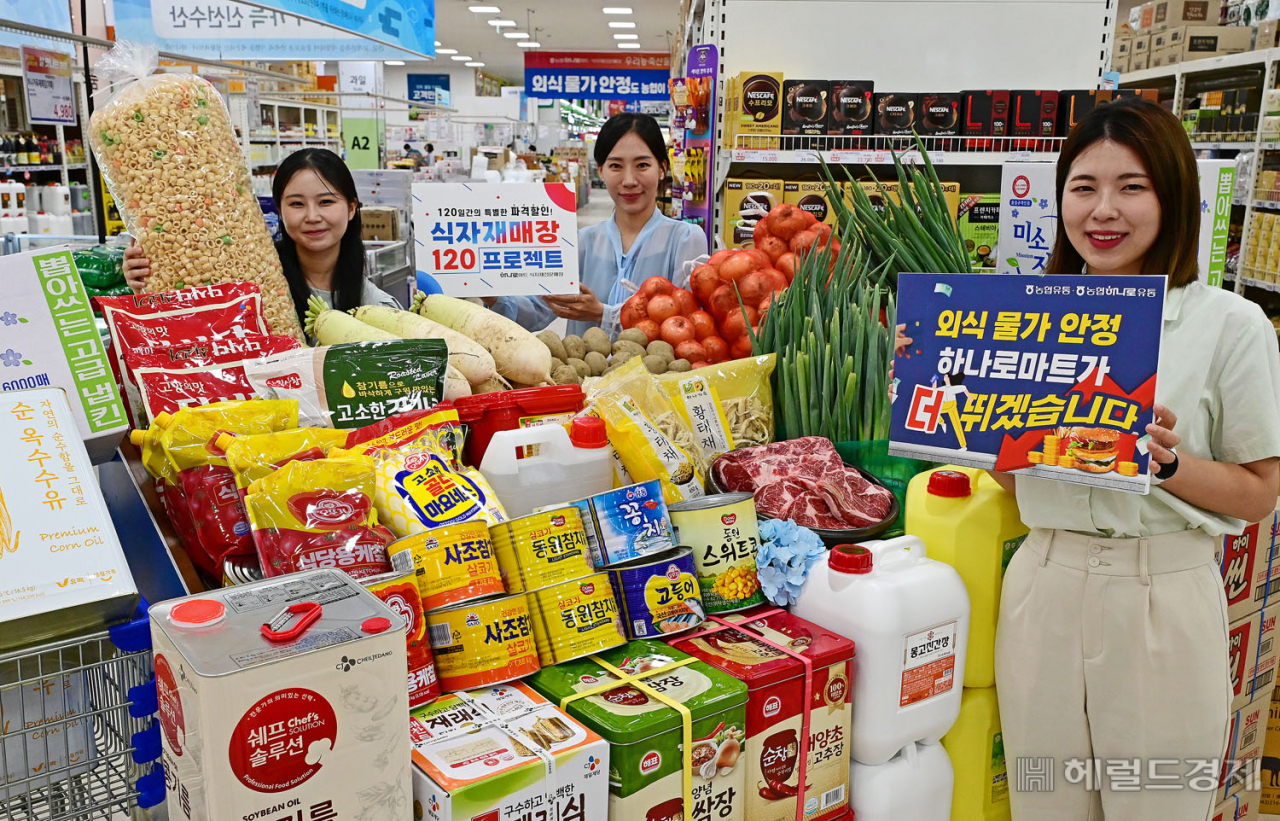 농협유통, 식자재 120 프로젝트 할인 행사 실시 - 헤럴드경제 농협유통, 식자재 120 프로젝트 할인 행사 실시