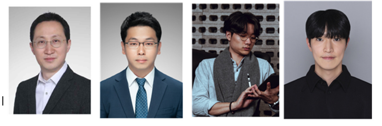 조정호(왼쪽부터) 연세대 교수, 강주훈 성균관대 교수, 권용현 연세대 연구원, 김지현 성균관대 연구원.[연세대학교 제공]