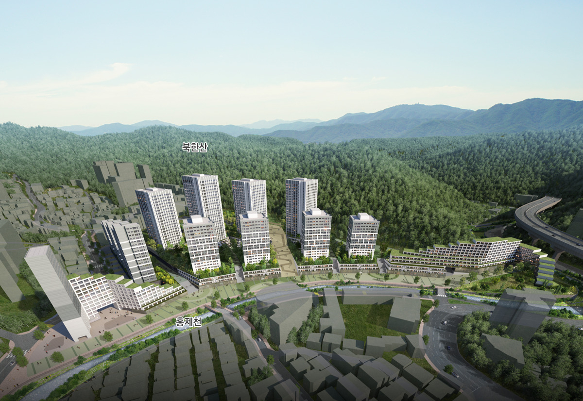 홍은동 8-400일대 예상 조감도