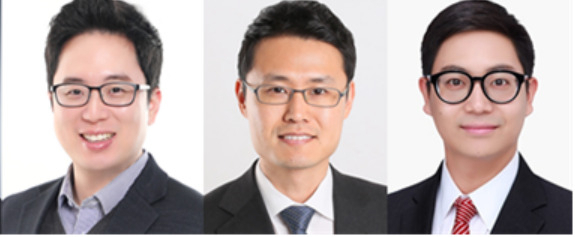 이번 연구를 주도한 KAIST 연구진. 스티브박(왼쪽부터) 교수, 정재웅 교수, 박성준 교수.[KAIST 제공]