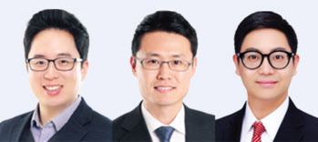 스티브박(왼쪽부터) 교수와 정재웅 교수, 박성준 교수 [KAIST 제공]