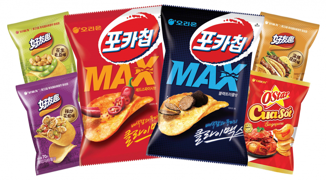오리온 글로벌 생감자 스낵 6종 [오리온 제공]