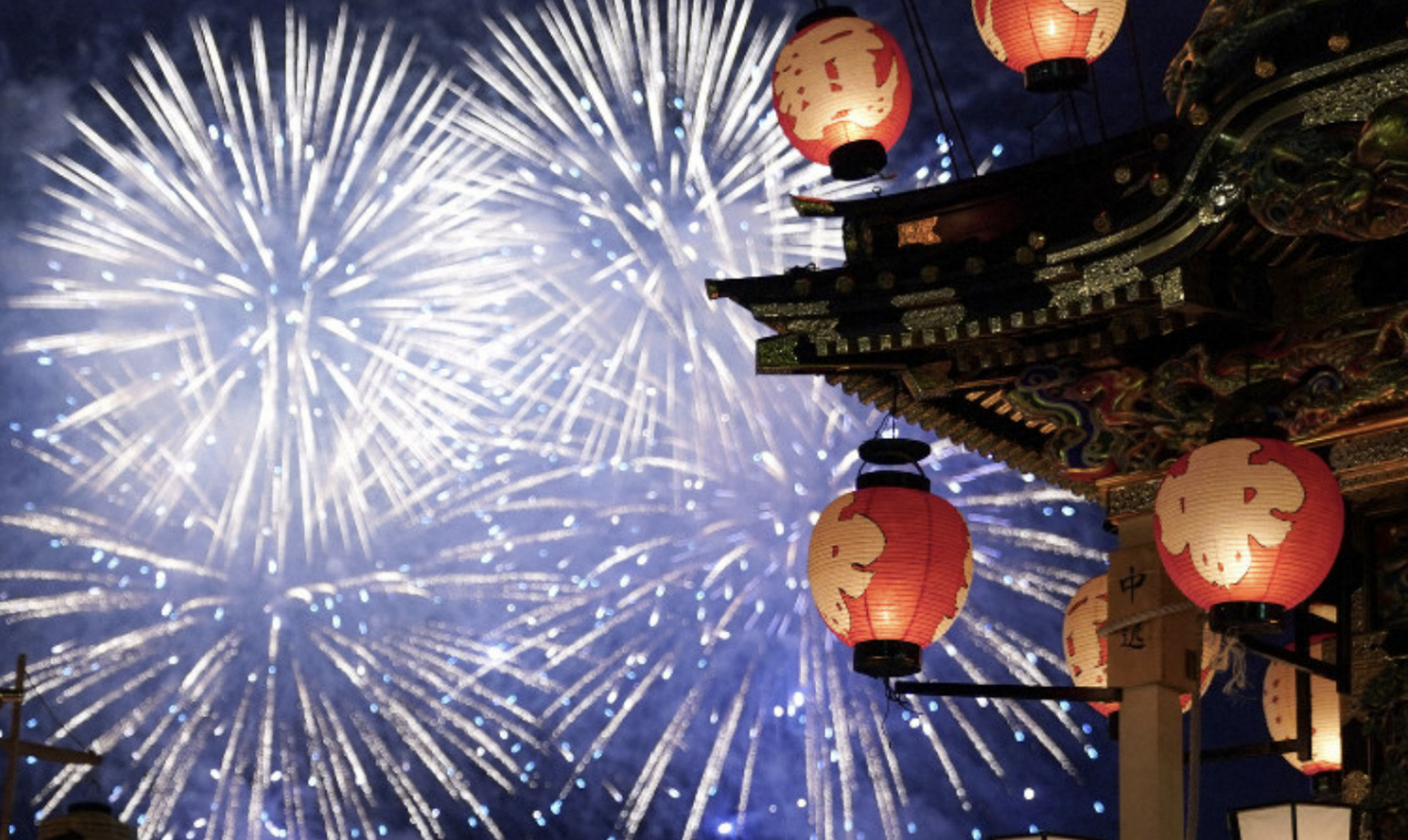 일본 도쿄 인근의 지치부에서 불꽃 축제가 진행되고 있다. [AP]