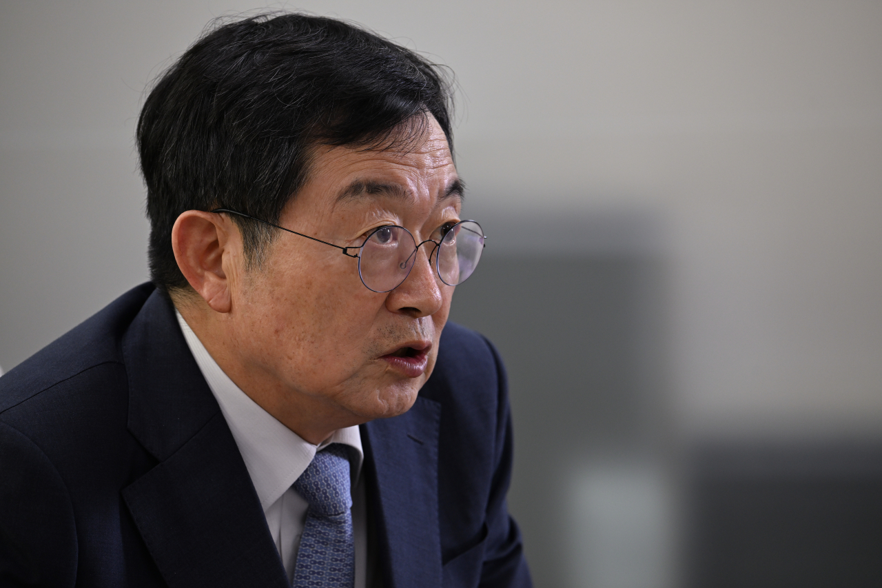 백승주 전쟁기념사업회 회장이 26일 서울 용산구 전쟁기념사업회 집무실에서 헤럴드경제와 인터뷰를 갖고 있다. 임세준 기자