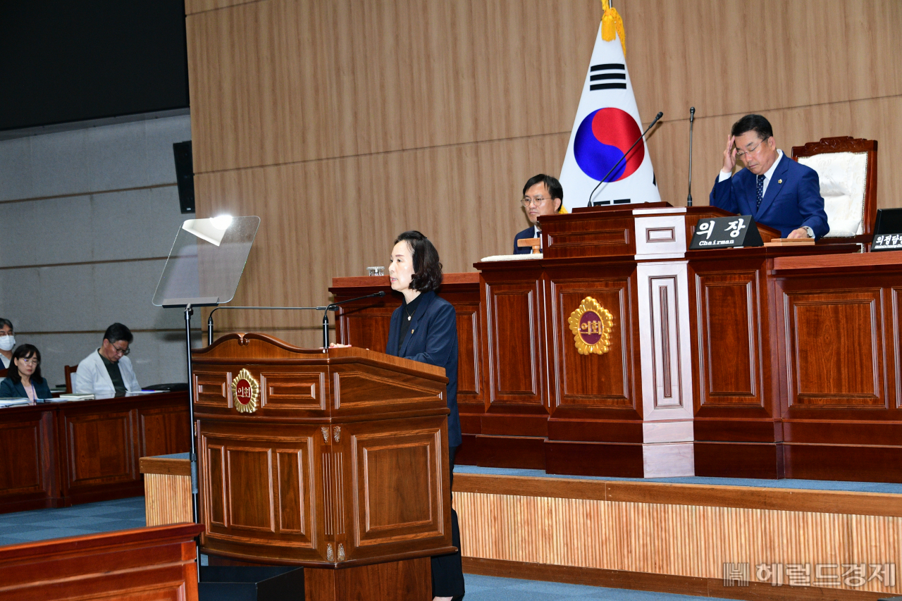 광주시의회에서 유일한 보수정당 후보로 입성했다.