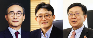 왼쪽부터 김영섭 전 LG CNS 사장, 박윤영 전 KT 사장, 차상균 서울대 교수
