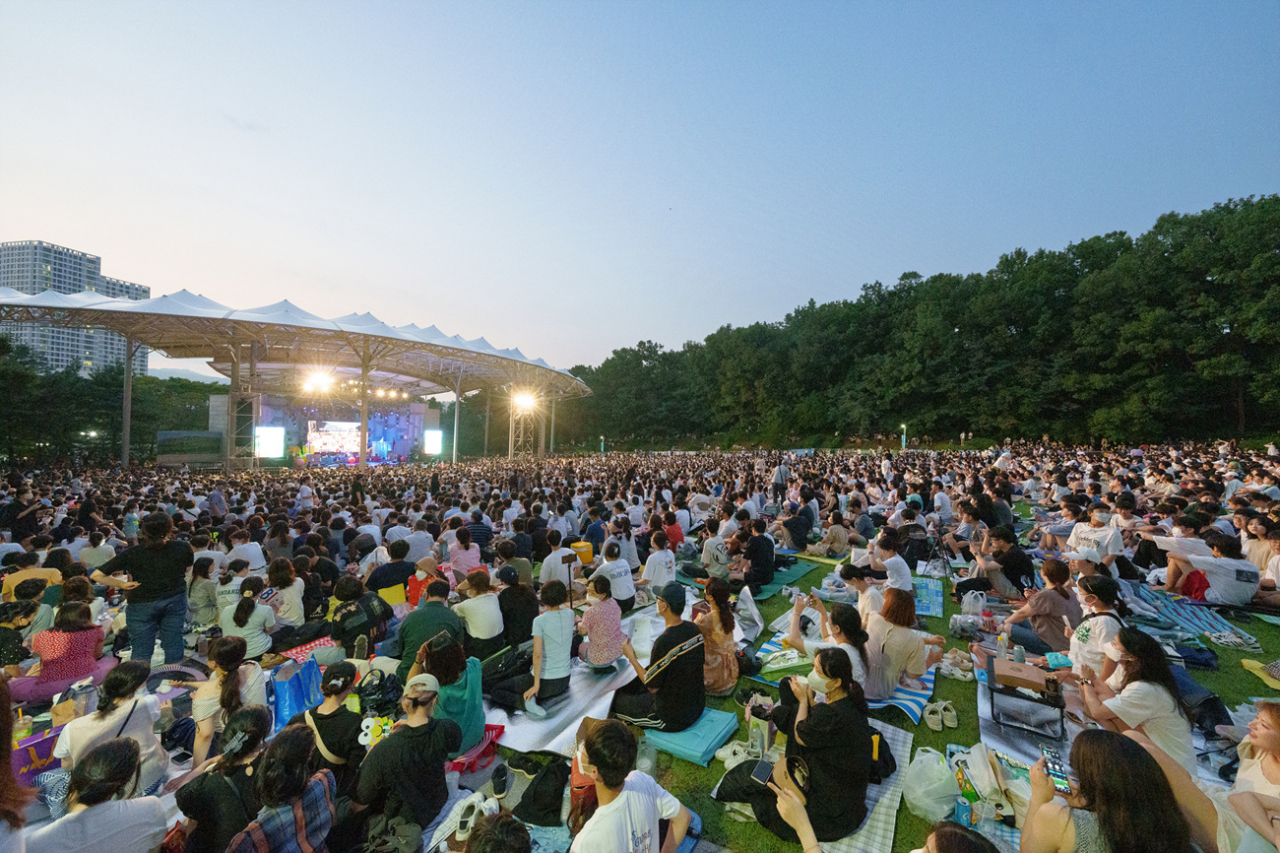 성남문화재단의 여름 축제인 파크 콘서트 [성남문화재단]
