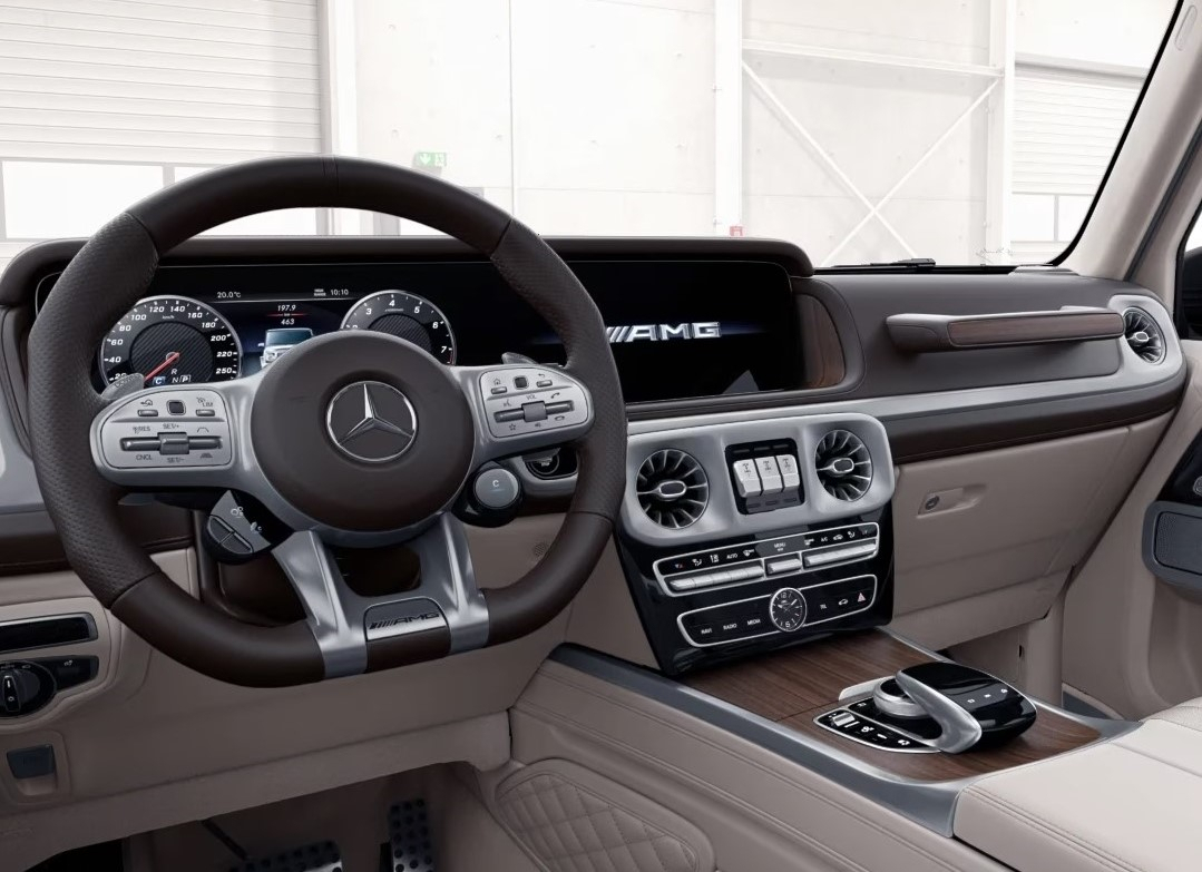 ‘메르세데스-AMG G 63 헤리티지 에디션’ 인테리어. [메르세데스-벤츠 코리아 제공]