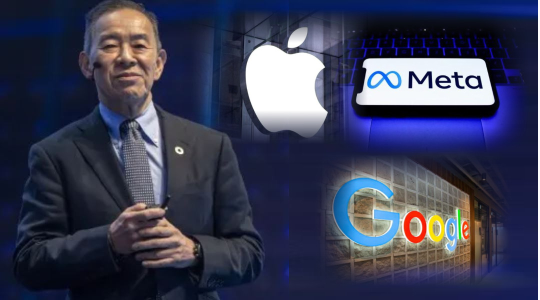 코이케 아츠요시 라피더스 최고경영자(CEO)와 글로벌 IT 기업 이미지 [imec 제공, 그래픽=김지헌 기자]