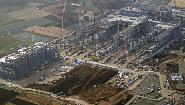 TSMC‘s new wafer fab is in construction in Kumamoto prefecture in Japan. (Yonhap)