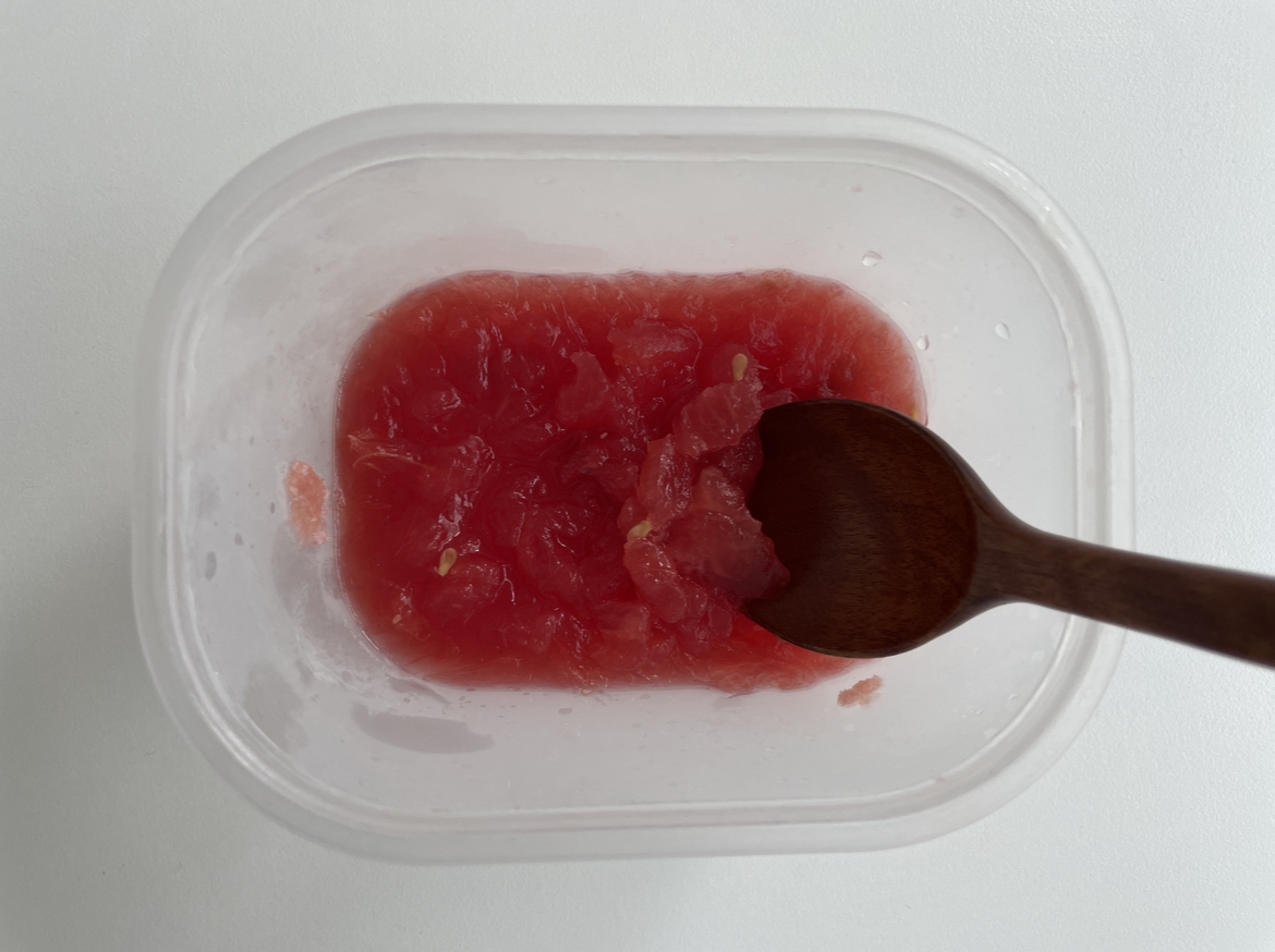 직장인 이다빈 씨가 만들어 먹은 수박 슬러시 [이다빈 씨 제공]