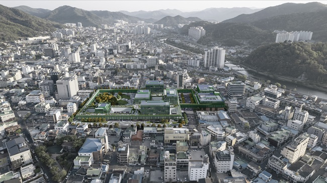 순천시 신청사 조감도.