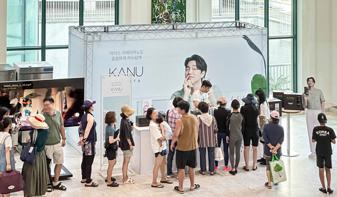 한화리조트 대천 파로스의 동서식품 카누 팝업