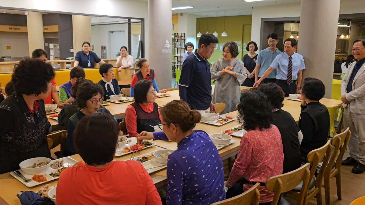 광주여대, 여름나기 삼계탕 나눔