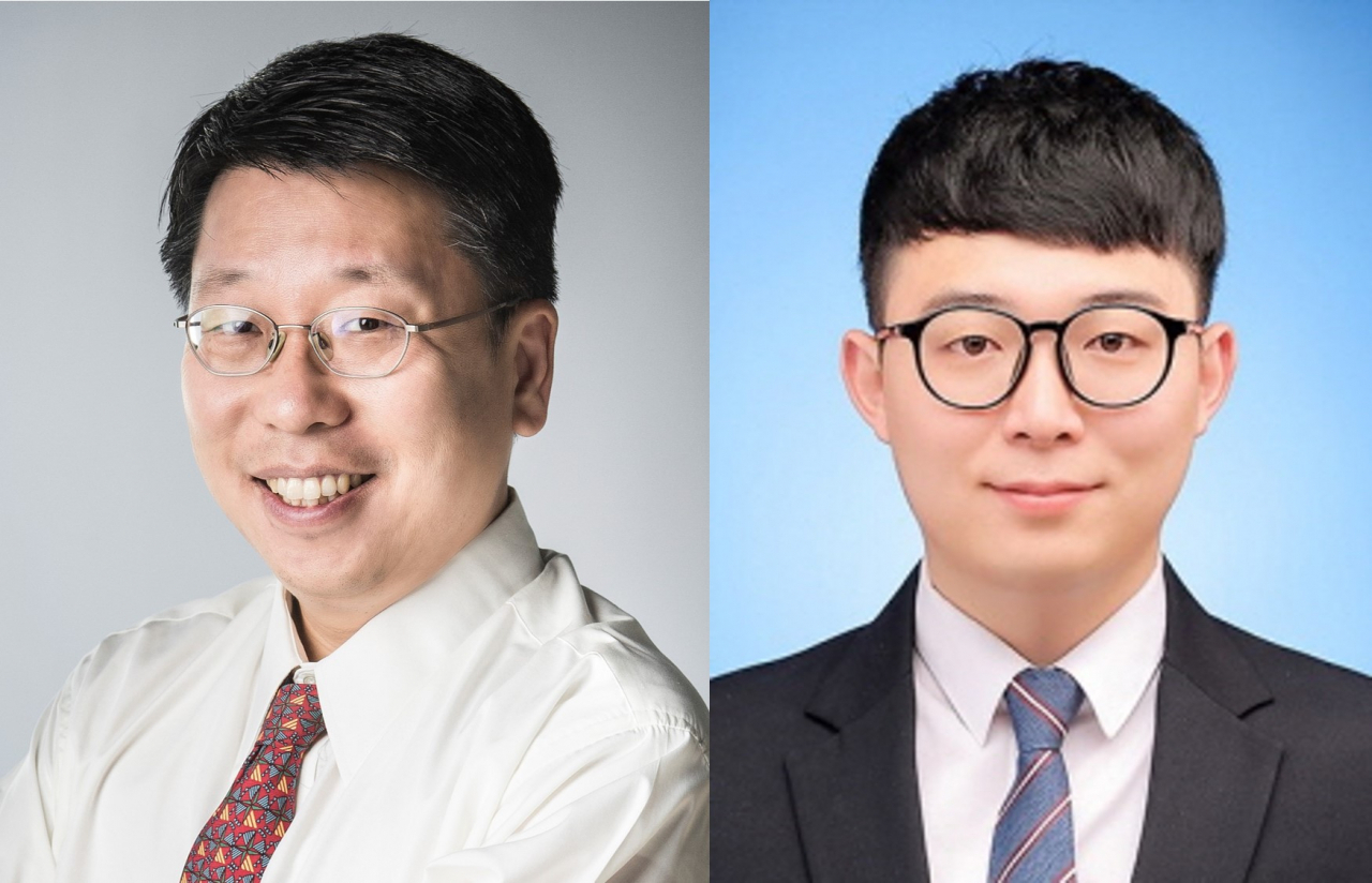 이용구(좌측) 지스트(광주과학기술원) 기계공학부 교수, 이성재 박사 과정생. [지스트 제공]