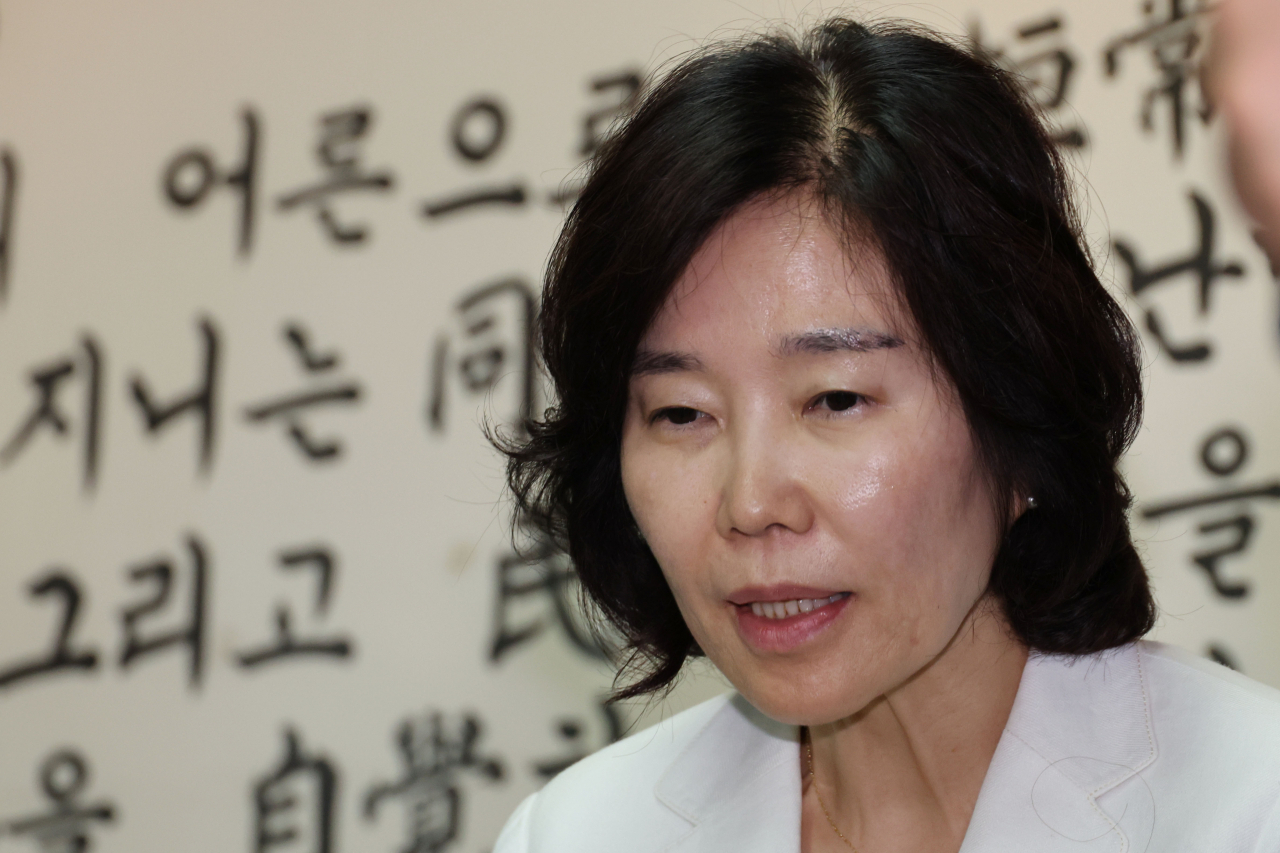김은경 더불어민주당 혁신위원회 위원장(자료사진). [연합]