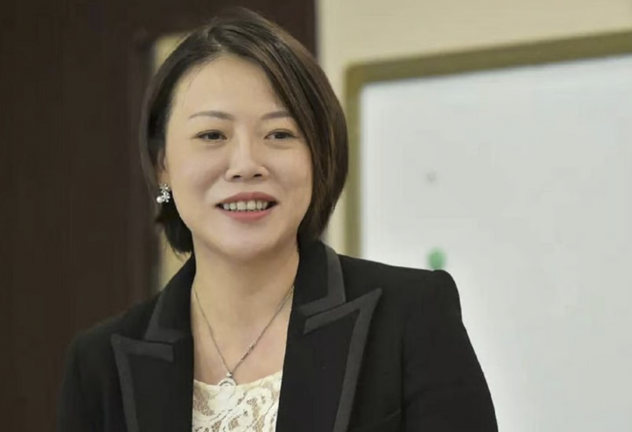 중국 부동산 개발업체 비구이위안의 양후이옌 회장 [웨이보 갈무리]