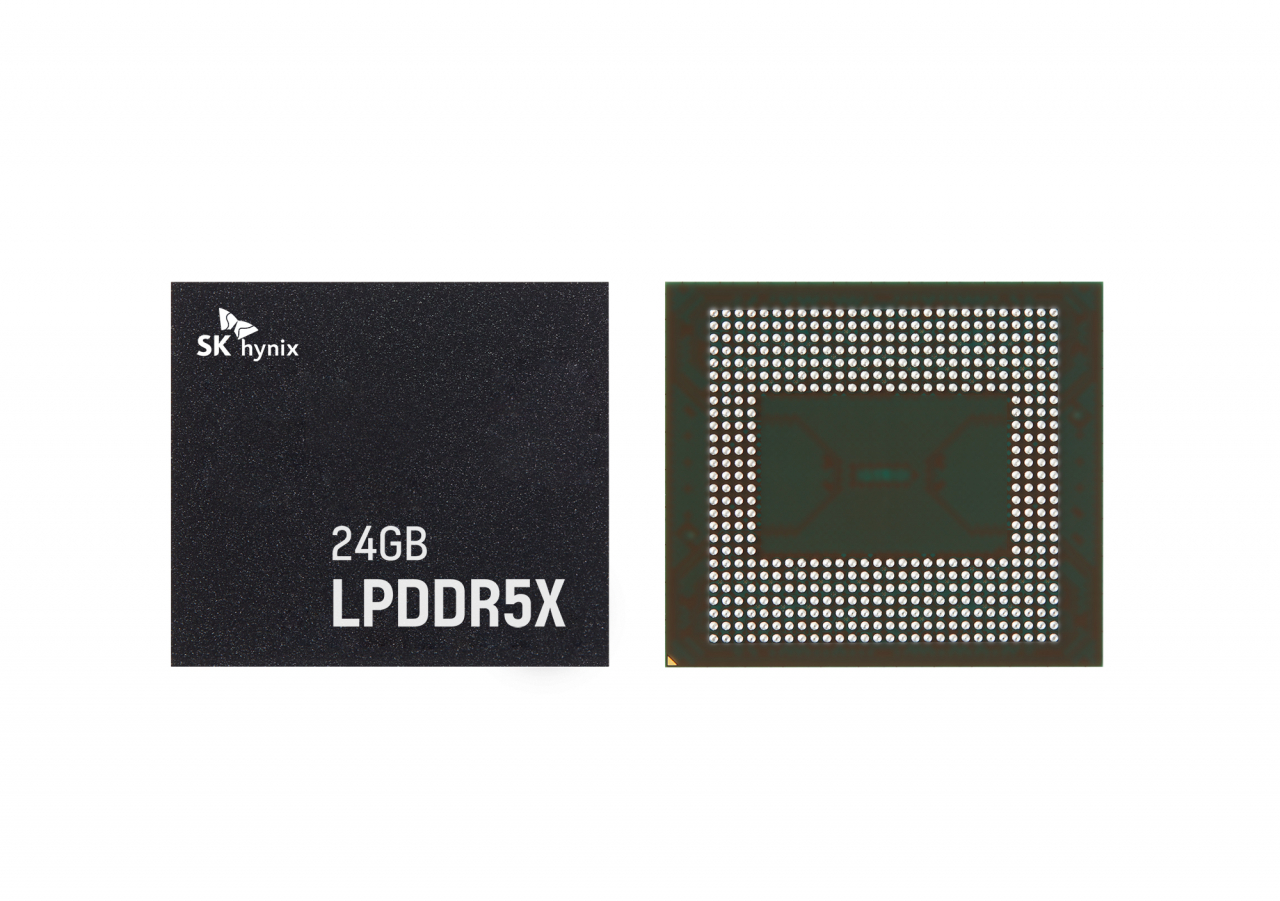 SK하이닉스 24GB LPDDR5X D램 [SK하이닉스 제공]