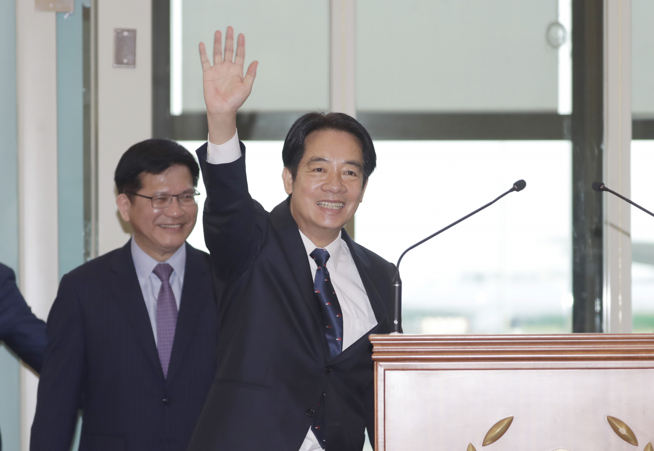 라이칭더 대만 부총통[AP]