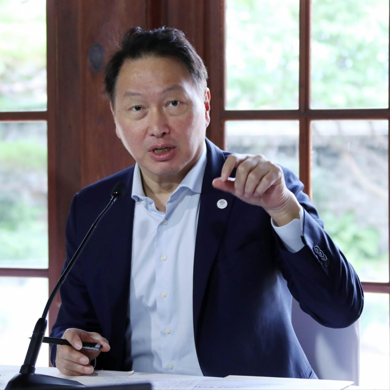 최태원 대한상공회의소 회장. [연합]
