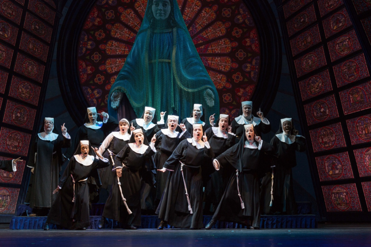Actors perform during the Korean tour of "Sister Act" in 2017. (EMK)