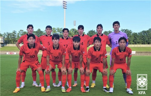 “아 일본 이겼다” 한국 U-18 축구 대표팀, SBS컵서 일본에 1-0 승리