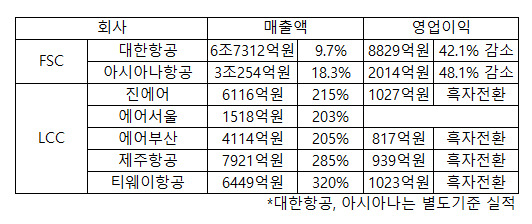 저비용항공사 ‘날개’·대형항공사 ‘잠잠’…상반기 엇갈린 성적표, 왜? [비즈360]