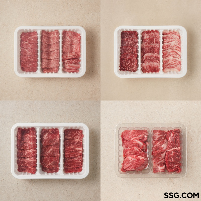 SSG닷컴에서 한정 판매하는 한우 모둠구이 4종 [SSG닷컴 제공]
