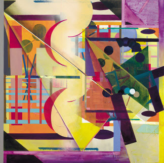 18! practice, 2018, Acrylic, oil on canvas, 150 x 150cm ‘18!’ [Artue 제공]